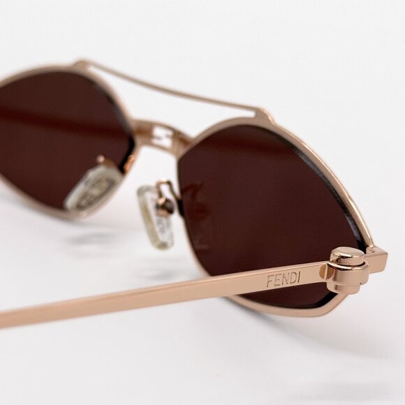 NEW FENDI FE40114U-Y 33U GOLD RED WOMEN SUNGLASSES FENDI - Picture 10 of 15